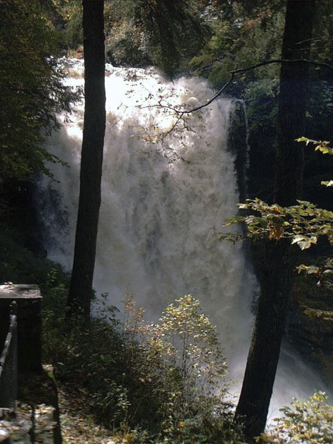 dry falls blue ridge mountain waterfalls