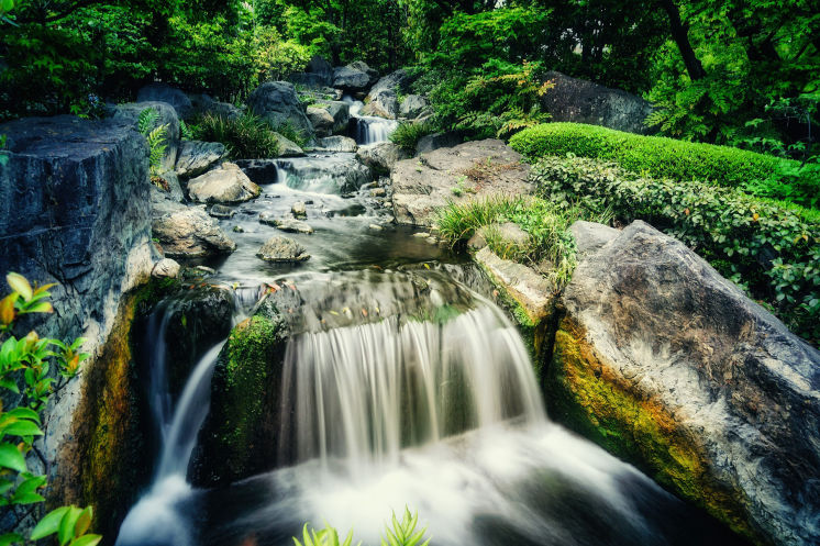Blue Ridge Mountains waterfall